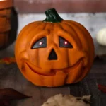 Halloween 7-Inch Talking Light Up Jack O Lantern Decoration