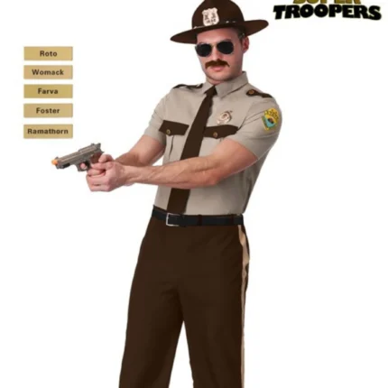 Halloween Super Troopers State Trooper Costume