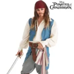 Halloween Captain Jack Sparrow Pirate Costume