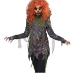 Halloween Girls Pumpkin Monster Costume