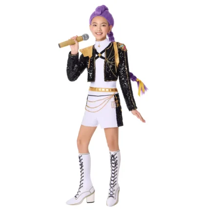 Kids Rumi Golden Dress Halloween Costume