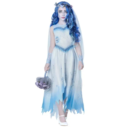 Halloween Kids Corpse Bride Costume Emily