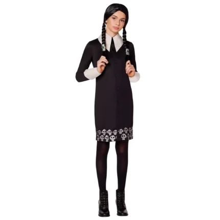 Spirit Halloween Kids Wednesday Costume for Halloween