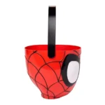 Halloween Spider-Man Red and Black Treat Bucket - Image 3