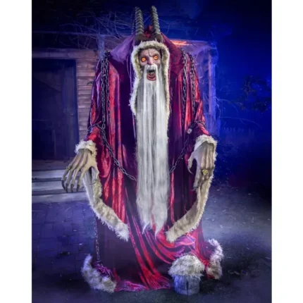 Christmas 7 Ft 3 In Krampus Animatronic
