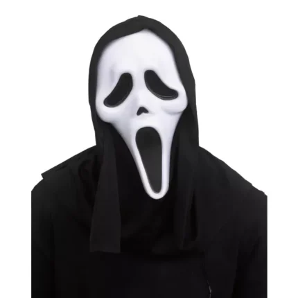 Halloween Light-Up Ghost Face Color Changing Mask
