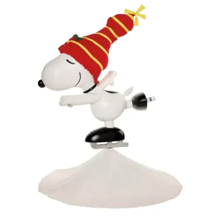 Christmas 4 Ft 10 In Ice Skating Snoopy Animatronic