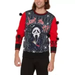 Christmas Light-Up Ghost Face Just the Tip Sweater - Image 4