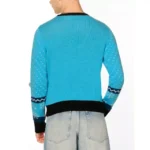 Christmas Light-Up Blue Narwhal Sweater - Elf - Image 2