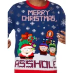 Christmas Light-Up Merry Asshole Sweater - South Park - Image 3