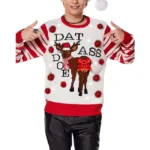 Christmas Light-Up Dat Ass Doe Sweater - Image 2