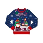 Christmas Light-Up Merry Asshole Sweater - South Park - Image 4