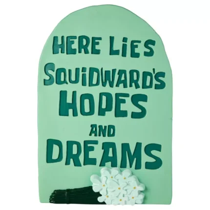 Squidward Tombstone Blow Mold SpongeBob SquarePants