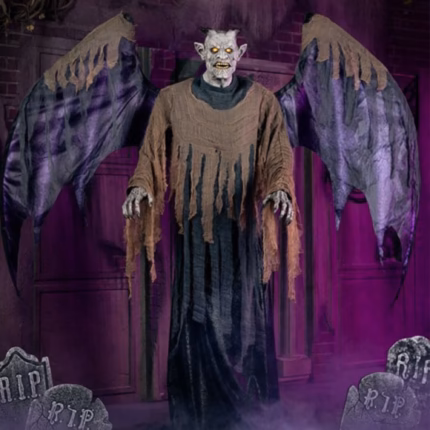 Halloween 7FT Animatronic Craggoth the Demon Gargoyle