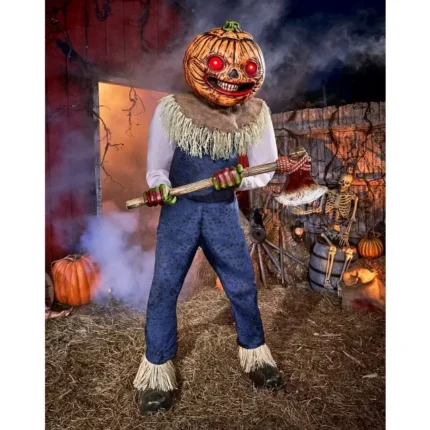 Halloween 7 Ft 1 In Pumpkin Punisher Animatronic
