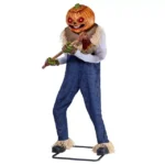Halloween 7 Ft 1 In Pumpkin Punisher Animatronic - Image 3