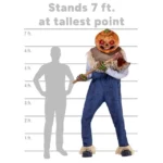 Halloween 7 Ft 1 In Pumpkin Punisher Animatronic - Image 5